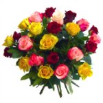 Bouquet di rose di varii colori